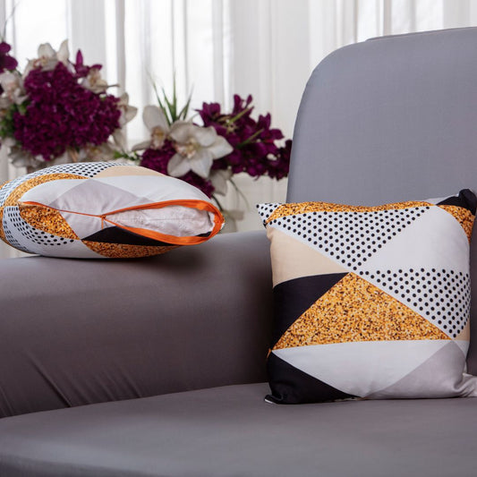 Cushion cover-100% splendex Machine wash cold. Wash dark colours seperately. Do not soak. Do not bleach, tumble dry low, warm iron if necessary-Our cushion covers are perfect for giving your living room a luxurious look. The cushion covers come in various shapes, sizes and colors to match any room décor.