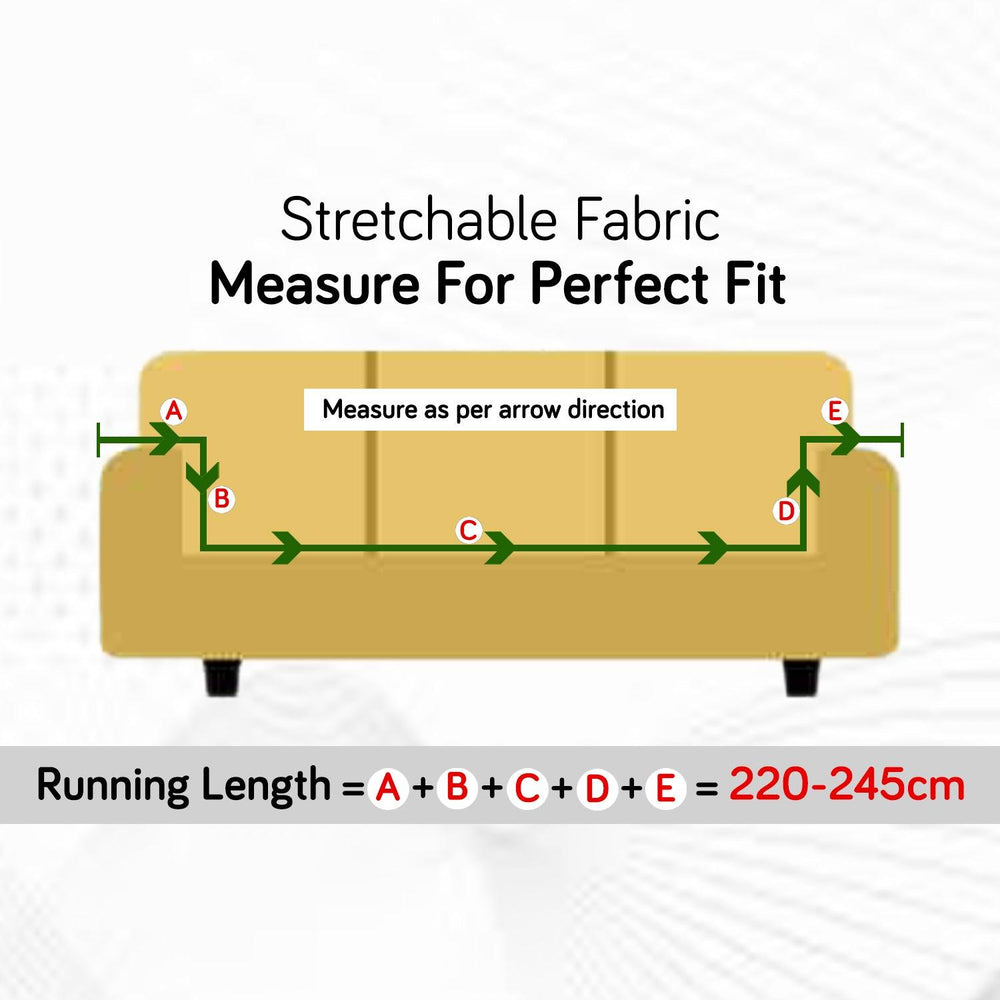 Pastel Green Forest - Luxury Quality Strechable & Dust-proof Sofa Cover