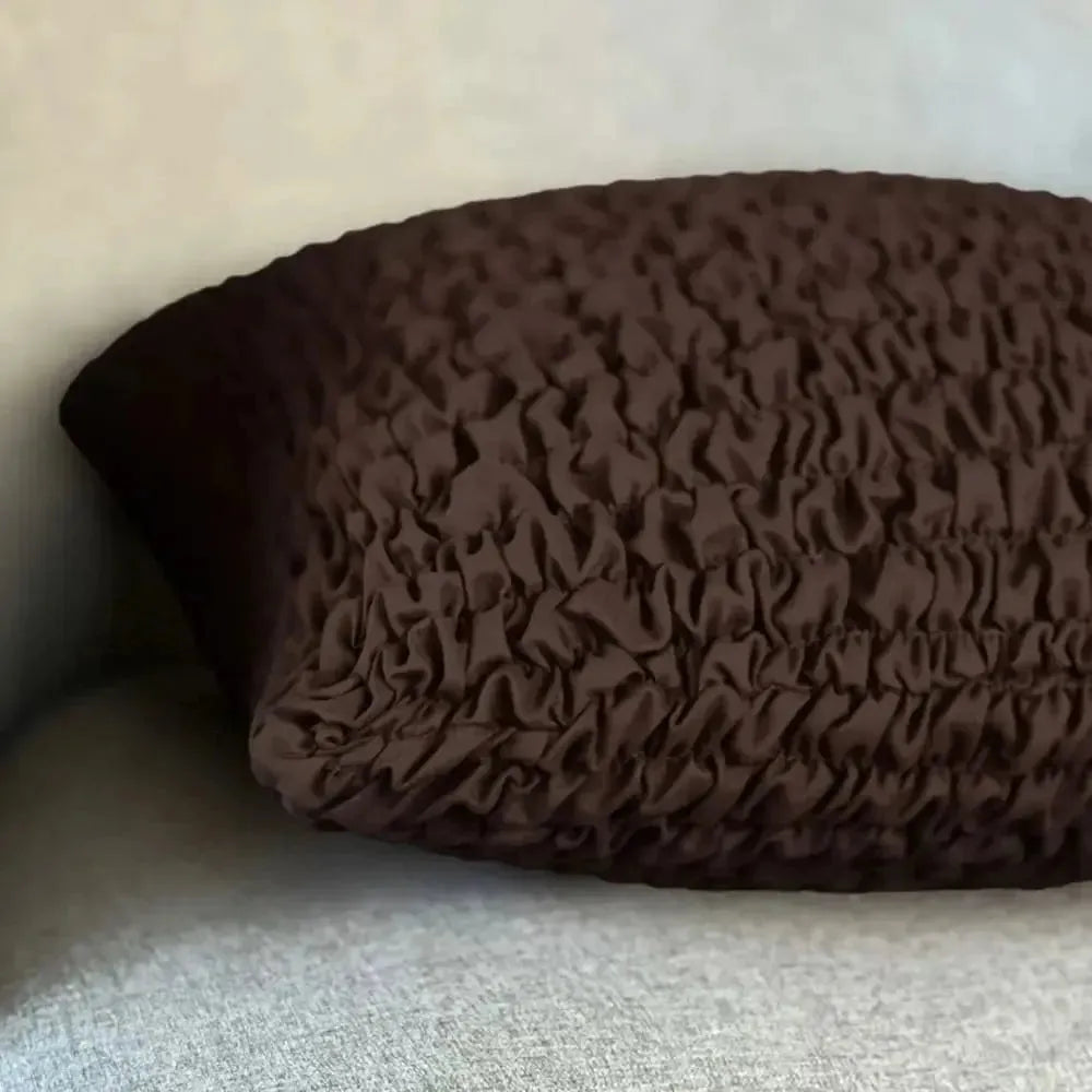 Browny Solid - Pillow Slipcovers, Microfibre Collection
