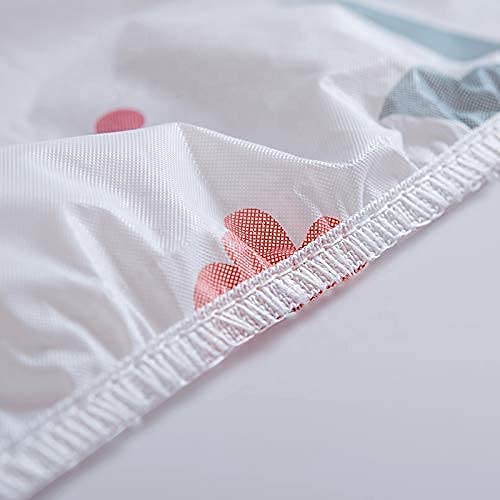 White Flowers - Dustproof & Machine Washable AC Cover