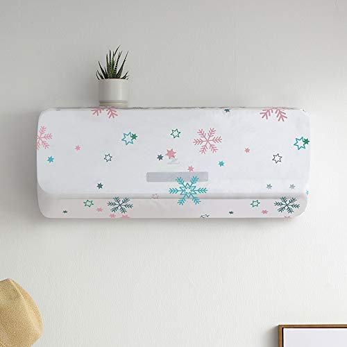 White Flowers - Dustproof & Machine Washable AC Cover
