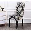 Black Brocade Chair Cover