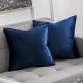 Dustproof, Waterproof & Machine-Washable Cushion Covers - Navy Blue