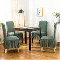 Bubble Green Dining Chair Cover - Micro Fibre Collection