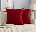 Dustproof, Waterproof & Machine-Washable Cushion Covers - Maroon