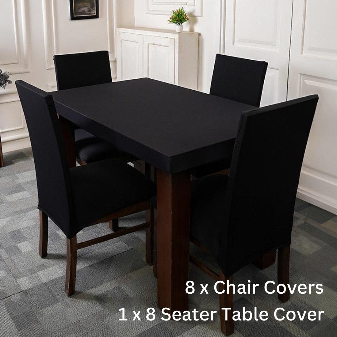 Black Covers – Dustproof, Stain-Free, Water Resistant & Washable