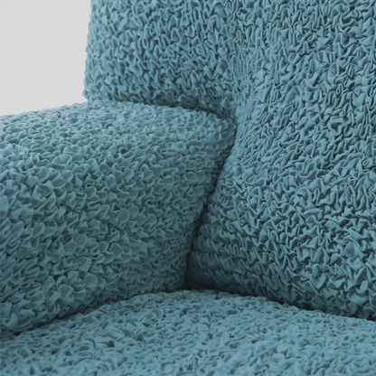 Bouncy Teal Sofa Cover - Dustproof Water-Proof Streachable