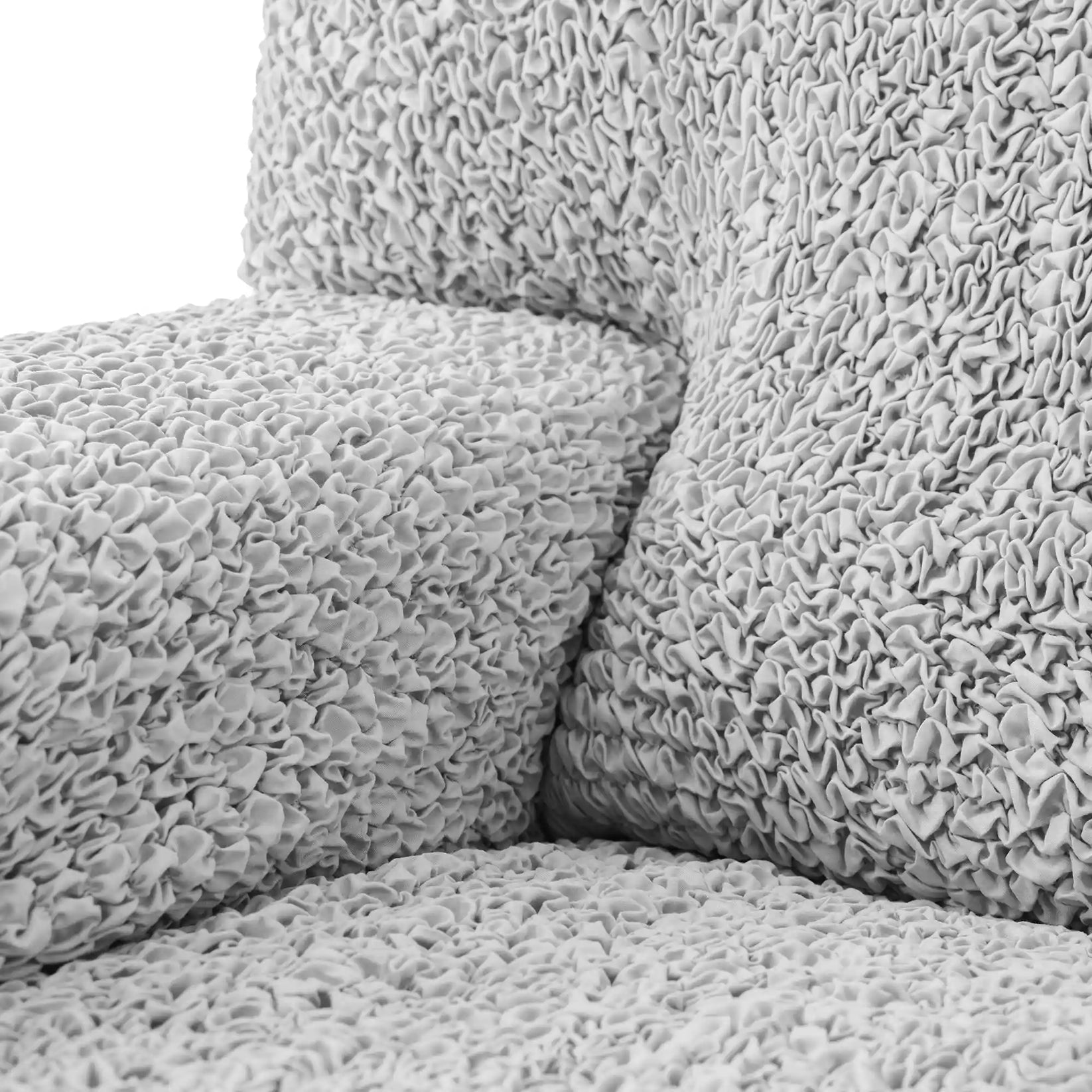 Bouncy Grey Sofa Cover - Dustproof Water-Proof Streachable - Microfibra Collection