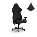 Bubble Black Chair Cover - Fit For All Size Office Chair Slipcover, Microfibra Collection