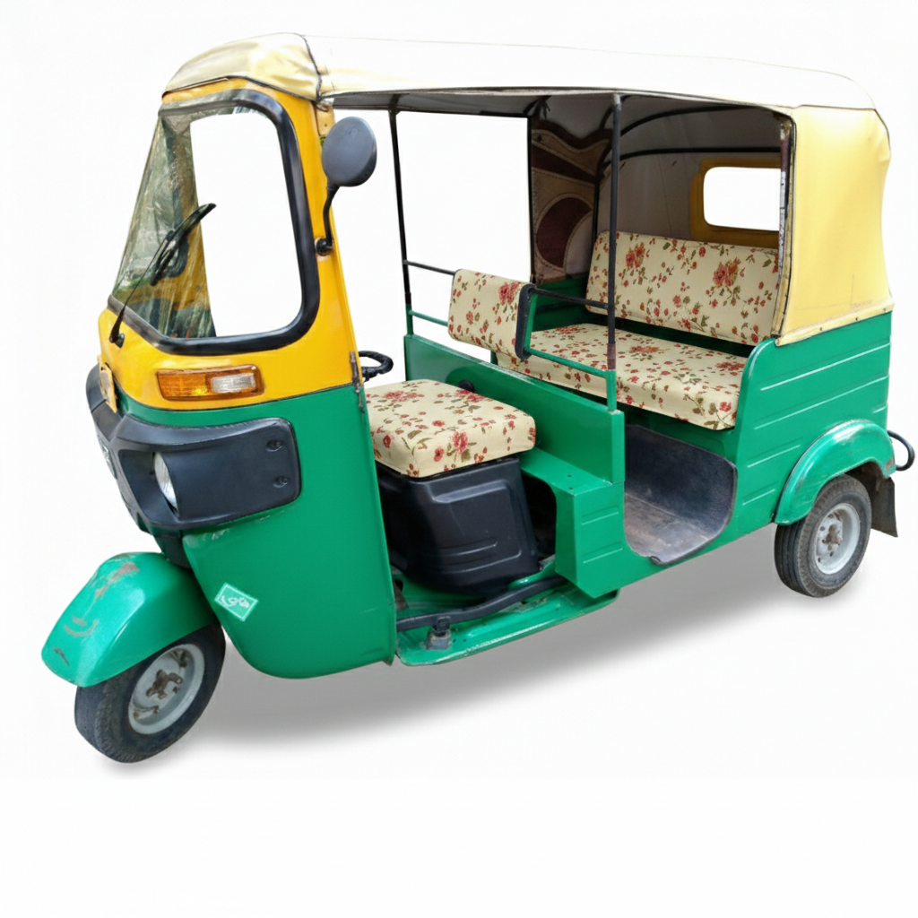 Cream Dream Auto Rickshaw Seat Cover - Stretchable, Dust-Proof, Machine Washable & High Quality