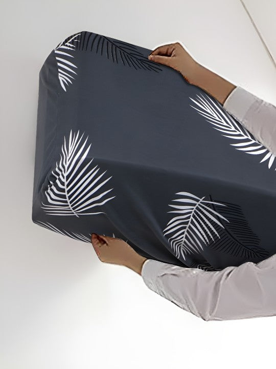 Charcoal Fern - Dustproof & Machine Washable AC Cover