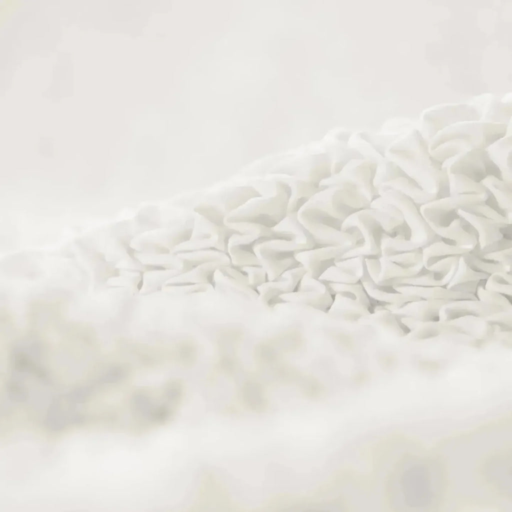 Bubble White Chair Cover - Fit For All Size Office Chair Slipcover, Microfibra Collection