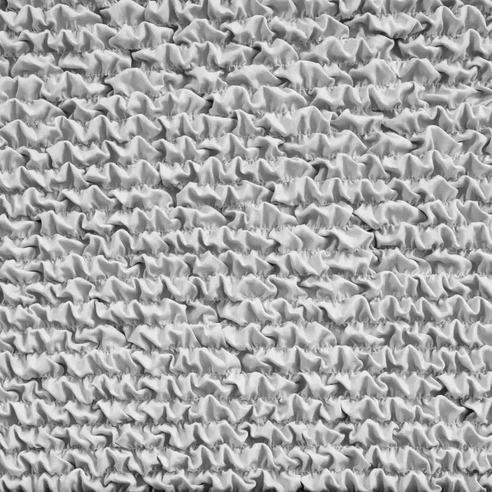 Light Grey Solid - Corner Sofa Slipcover, Microfibra Collection