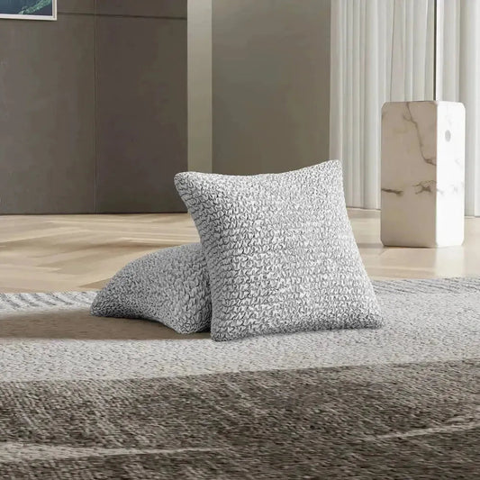 Silver Solid - Pillow Slipcovers, Microfibre Collection