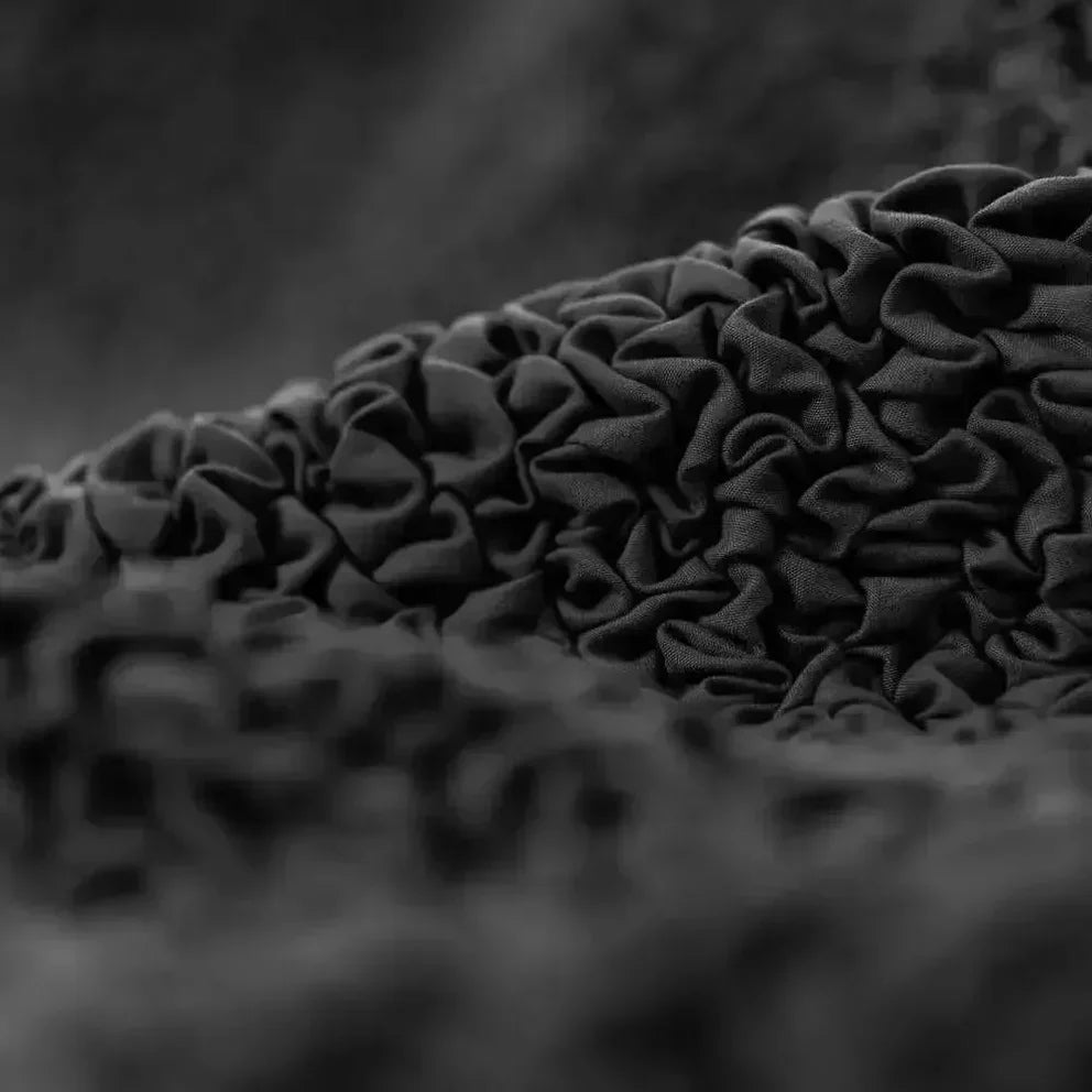 Bubble Black Chair Cover - Fit For All Size Office Chair Slipcover, Microfibra Collection