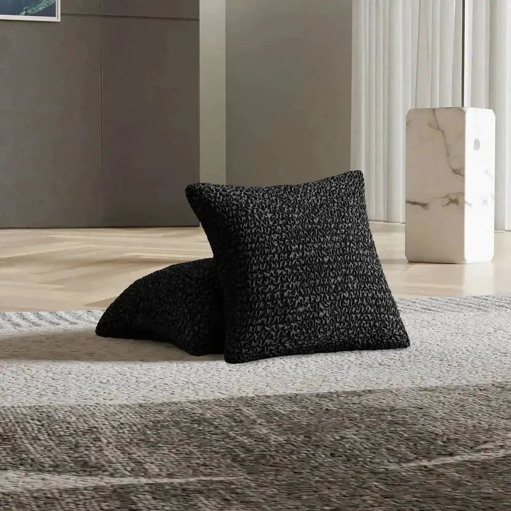 Black Solid - Pillow Slipcovers, Microfibre Collection