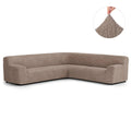 Marsala Solid - Corner Sofa Slipcover, Microfibra Collection