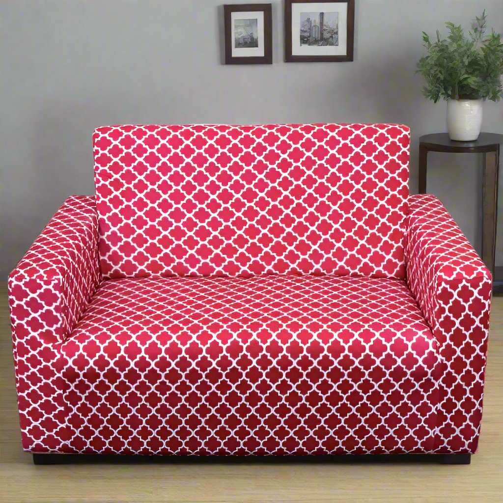 Red Diamond - Exclusive Stretchable Sofa Cover