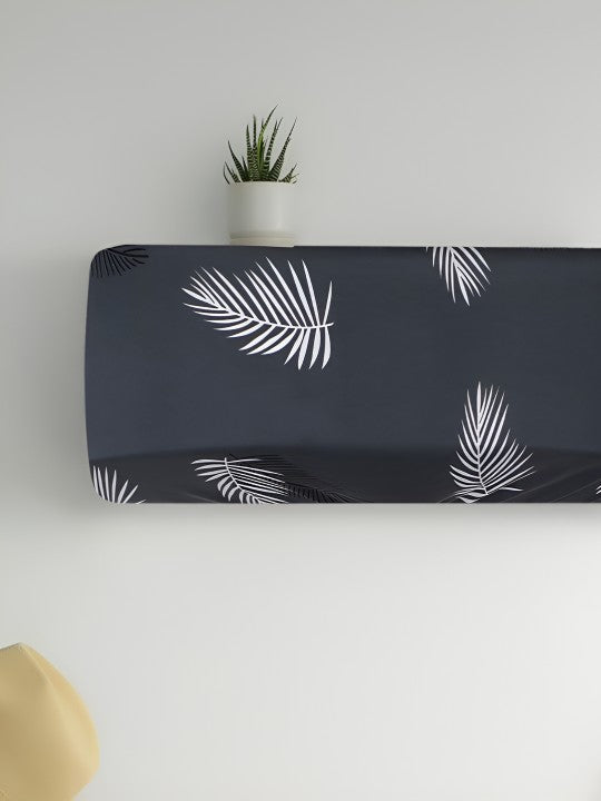 Charcoal Fern - Dustproof & Machine Washable AC Cover