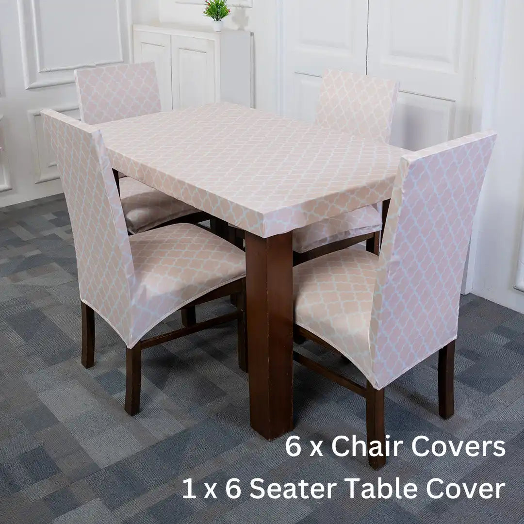 Cream Diamond Covers – Dustproof, Stain-Free, Water Resistant & Washable!
