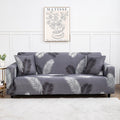 Charcoal Fern - Exclusive Stretchable Sofa Cover