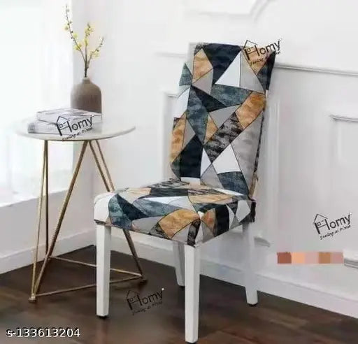 Shades Of Prism Chair Covers - Stretchable, Dustproof, Water Resistant & Machine Washable