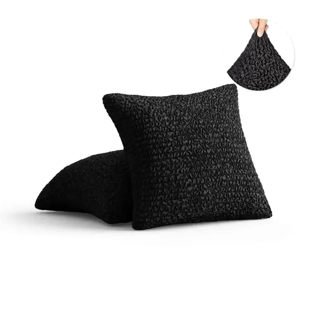 Black Solid - Pillow Slipcovers, Microfibre Collection