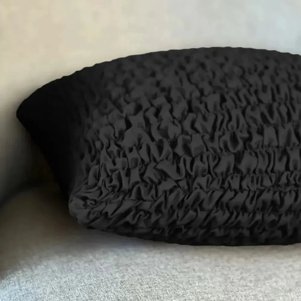 Black Solid - Pillow Slipcovers, Microfibre Collection