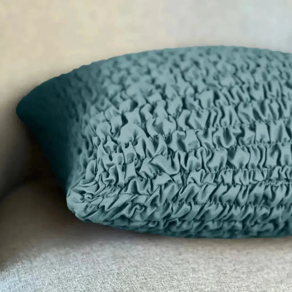 Bottle Green Solid - Pillow Slipcovers, Microfibre Collection